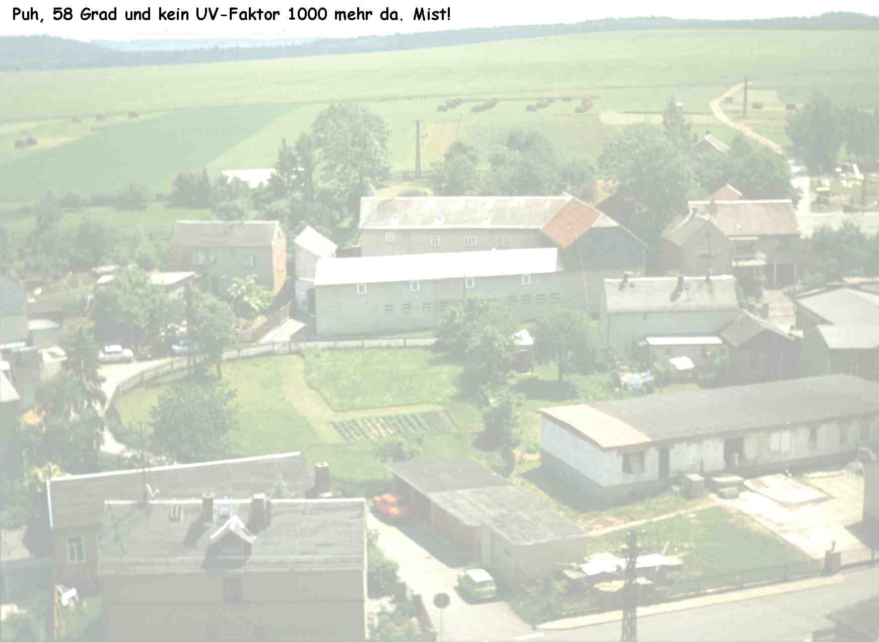 Das letzte St�ck Dorfanger und die Umgebung